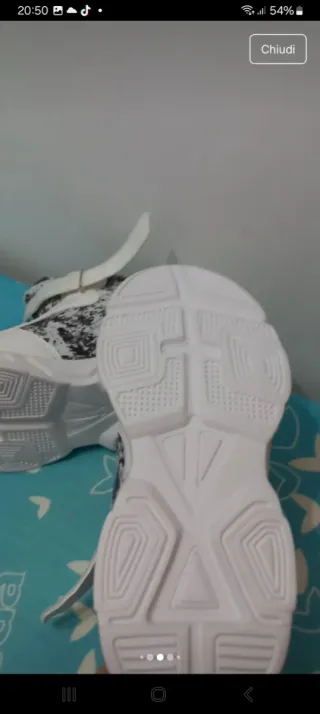 Stivaletti alla caviglia grigio e bianchi