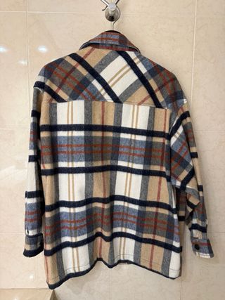 Sobrecamisa Zara cuadros Talla S
