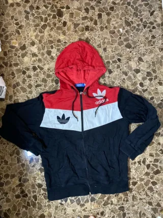 Chaqueta Adidas cremallera retro Y2K