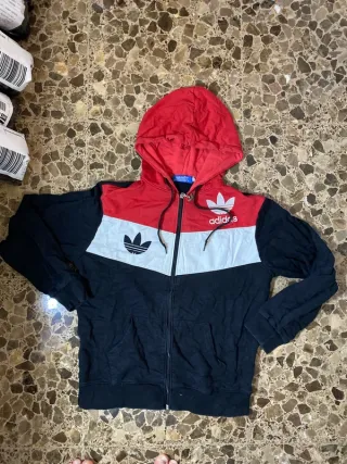 Chaqueta Adidas cremallera retro Y2K