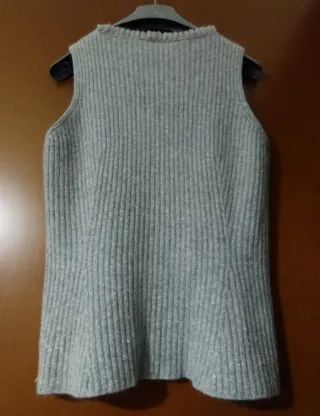 Top Luisa Spagnoli elegante grigio