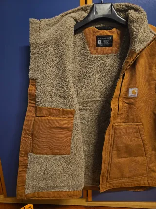 Gilet Carhartt foderato in sherpa