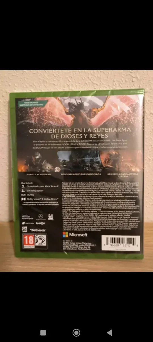DOOM The Dark Ages Xbox Series X sigillato