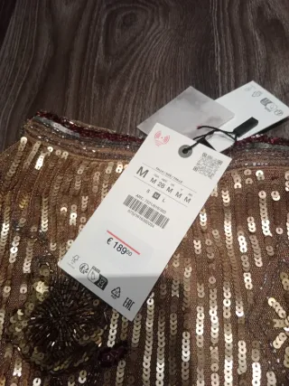 Falda Zara Lentejuelas Viral