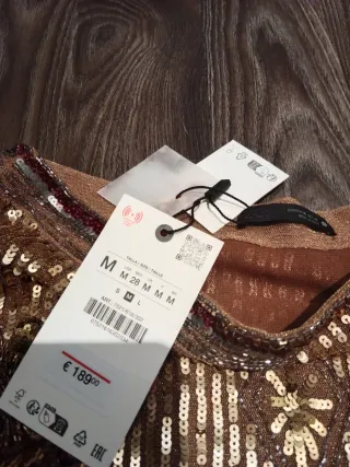 Falda Zara Lentejuelas Viral