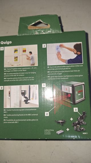 Nivel Láser Bosch Quigo Líneas Cruzadas