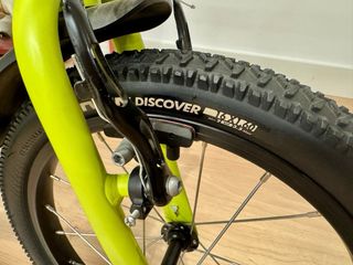 Bicicleta Btwin Niños Talla 16 Negra/Amarilla.