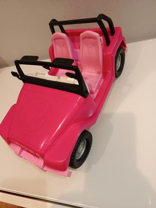 Coche rosa para muñecas Barbie