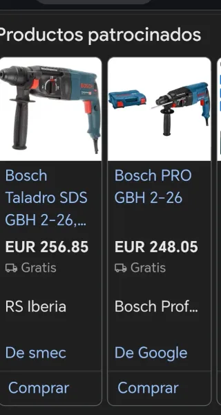 Taladro Percutor Bosch GBH Professional