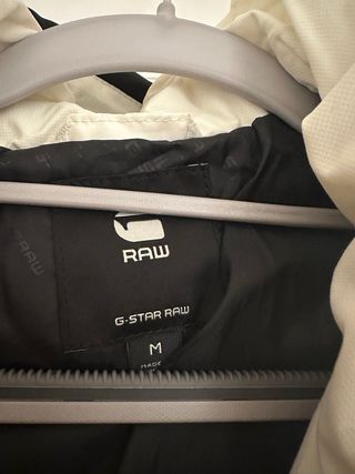 Chamarra G-Star Mujer Talla M Blanca