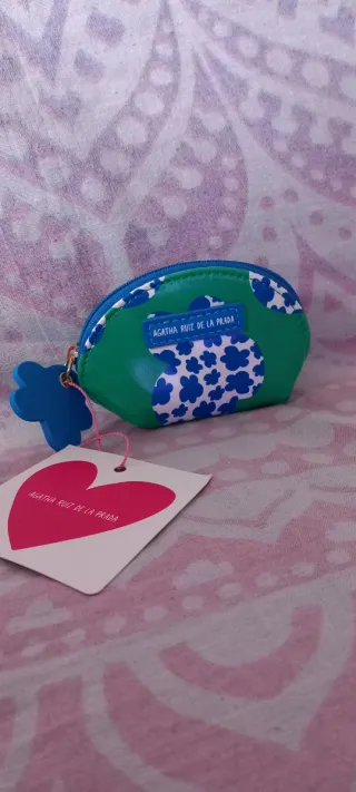Monedero Agatha Ruiz de la Prada Verde y Azul
