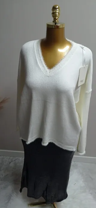 Jersey Oversize Crema MBV Talla Única