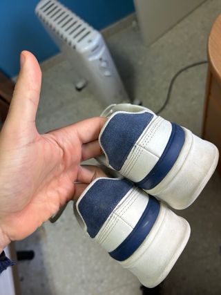 Deportivas Adidas Blancas y Azules