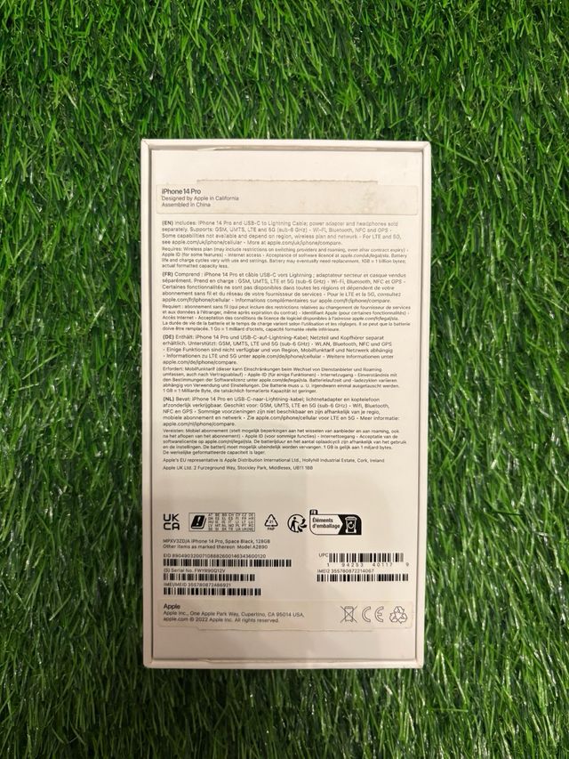 Scatola iPhone 14 Pro