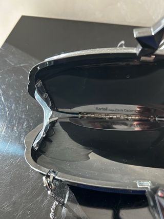 Borsa metacrilato nera tracolla removibile