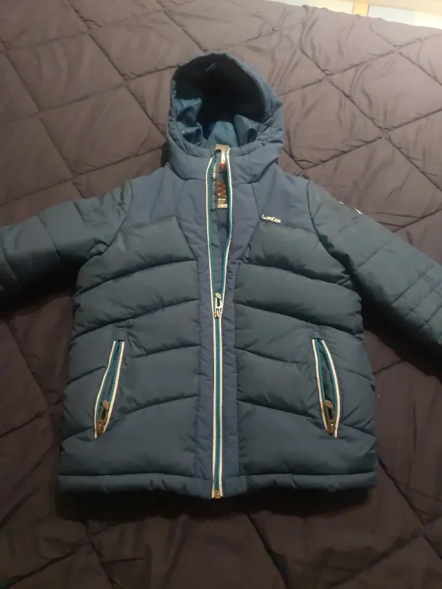 Abrigo de nieve azul 8/9 años