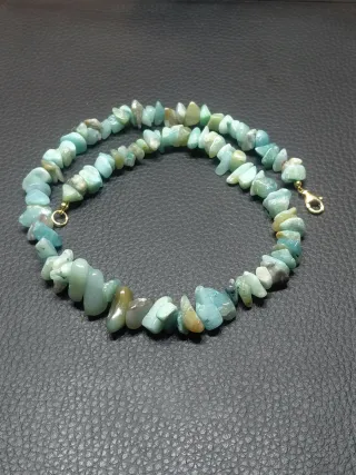 Collares piedras naturales y plata ley