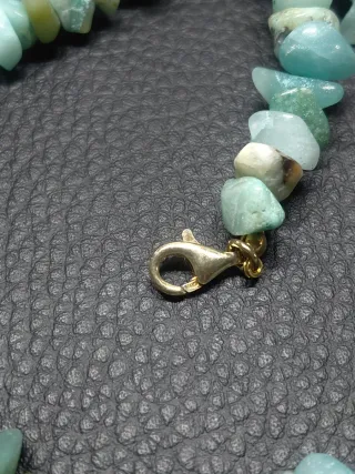 Collares piedras naturales y plata ley