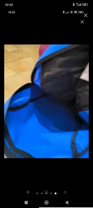 Mochila Nike Azul y Negra