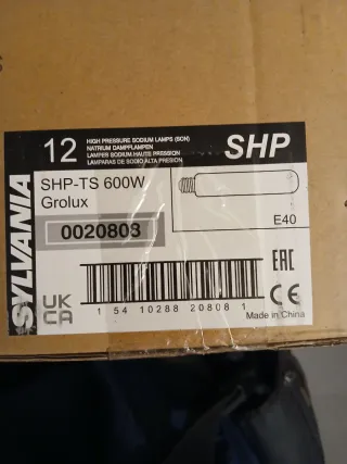 Bombillas para Cultivo 600W