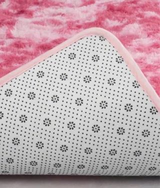 Tappeto Rosa e Bianco