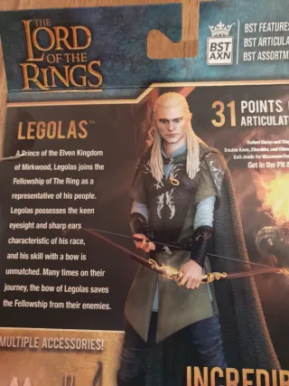 Figura Legolas BST AXN El Señor de los Anillos
