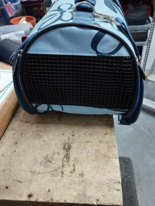 Transportín para mascotas azul