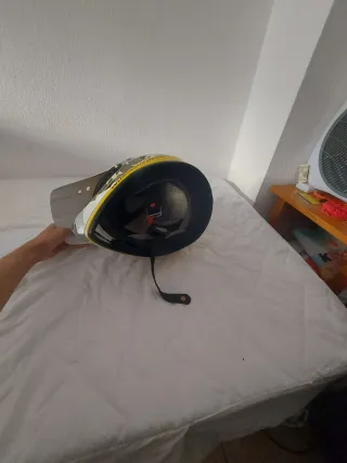 Casco de Motocross Amarillo y Negro