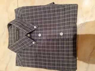 Camisa Aberdeen & Co cuadros azul/gris
