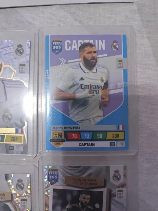 5 Cromos Benzema Adrenalyn FIFA 22-23