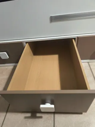 Cama nido doble con cajones