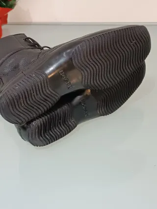 Hogan Stivaletti Pelle Nera Tg 36