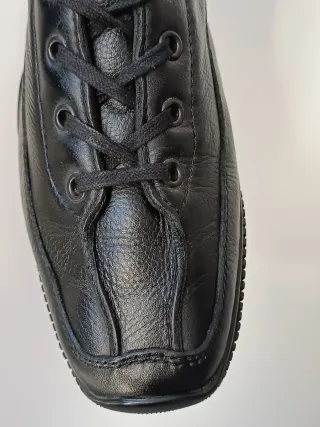 Hogan Stivaletti Pelle Nera Tg 36