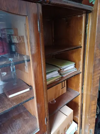 Conjunto Mesa y Armario Despacho Madera