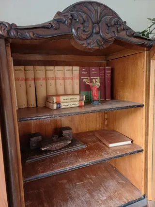 Conjunto Mesa y Armario Despacho Madera