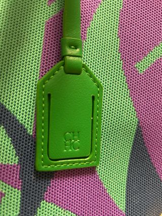 Bolso Morado y Verde