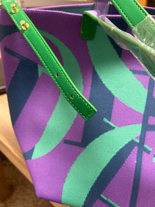 Bolso Morado y Verde