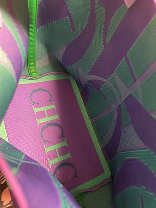 Bolso Morado y Verde