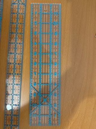 Set 3 Reglas Patchwork Acrílico