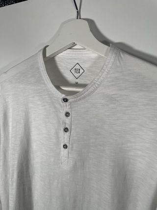 Camiseta TEX manga larga blanca