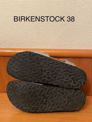 Sandalias Birkenstock Plata Talla 38