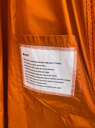 Barbour Giaccone 100% Lana Arancione