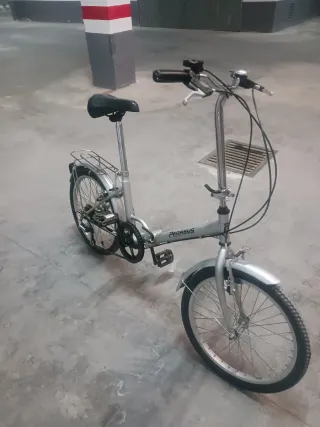 Bicicleta Plegable Pegaso Plata