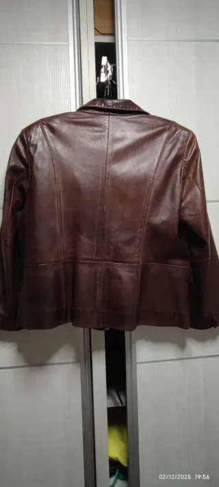 Chaqueta de piel de Ivonne, marrón