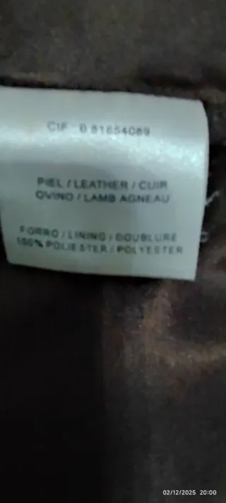 Chaqueta de piel de Ivonne, marrón