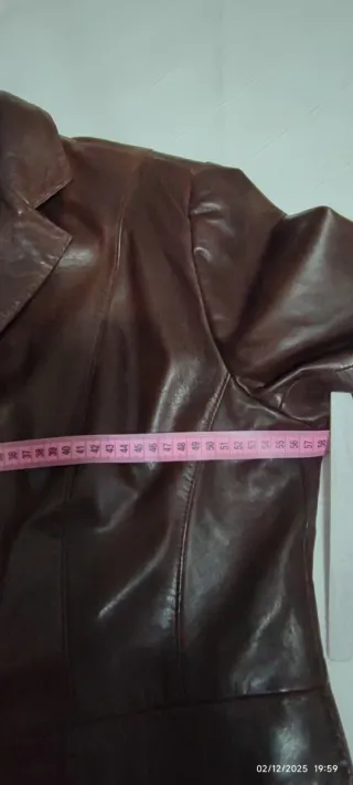 Chaqueta de piel de Ivonne, marrón