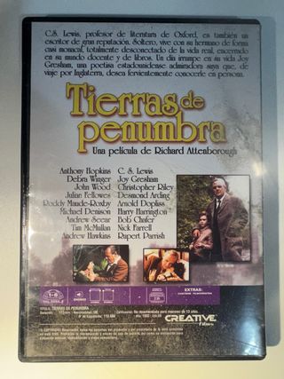 VHS Tierras de Penumbra Anthony Hopkins