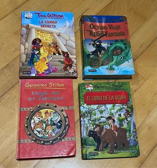 Libros Geronimo y Tea Stilton