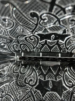 Borsetta metacrilato trasparente con tracolla