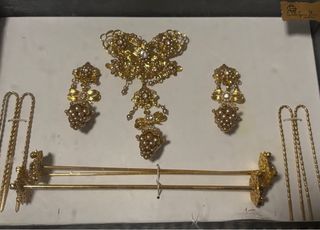 Aderezo Fallera Adolescente o Adulta. Dorado